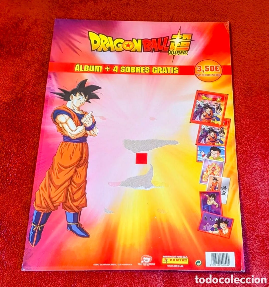 Coleccionismo cromos antiguos: Cart&oacute;n Publicitario Album cromos Stickers Dragon Ball. Panini. Bola de Dragon. Dragon Ball Z