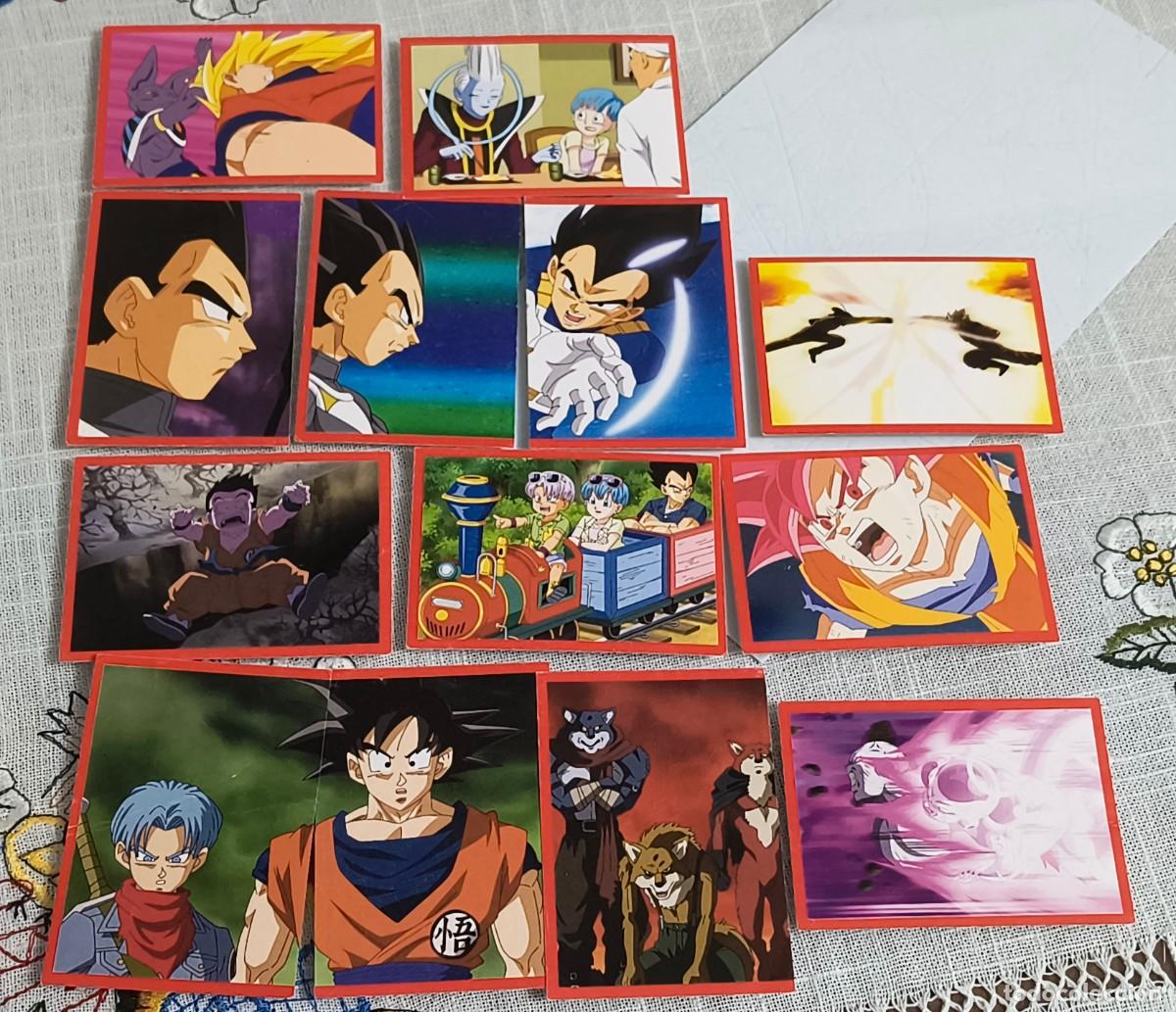Coleccionismo cromos antiguos: LOTE 13 CROMOS DE DRAGON BALL SUPER - PANINI