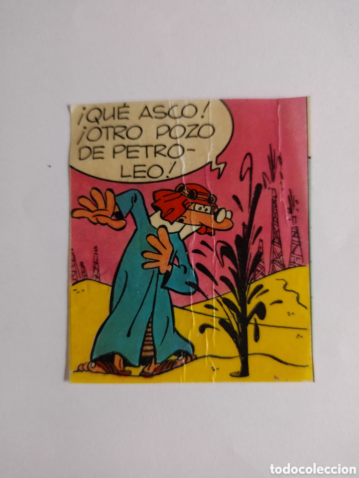 Collezionismo Figurine antiche: Cromo pegatina raro muy dif&iacute;cil disfraces de Mortadelo chicles o similar