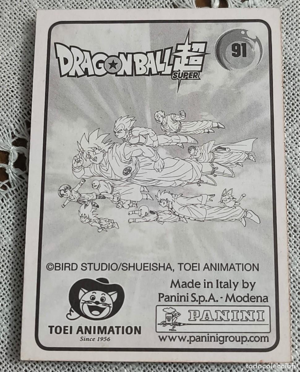 Coleccionismo cromos antiguos: CROMOS DE DRAGON BALL SUPER / #91 / VEGETA - PANINI - Foto 2