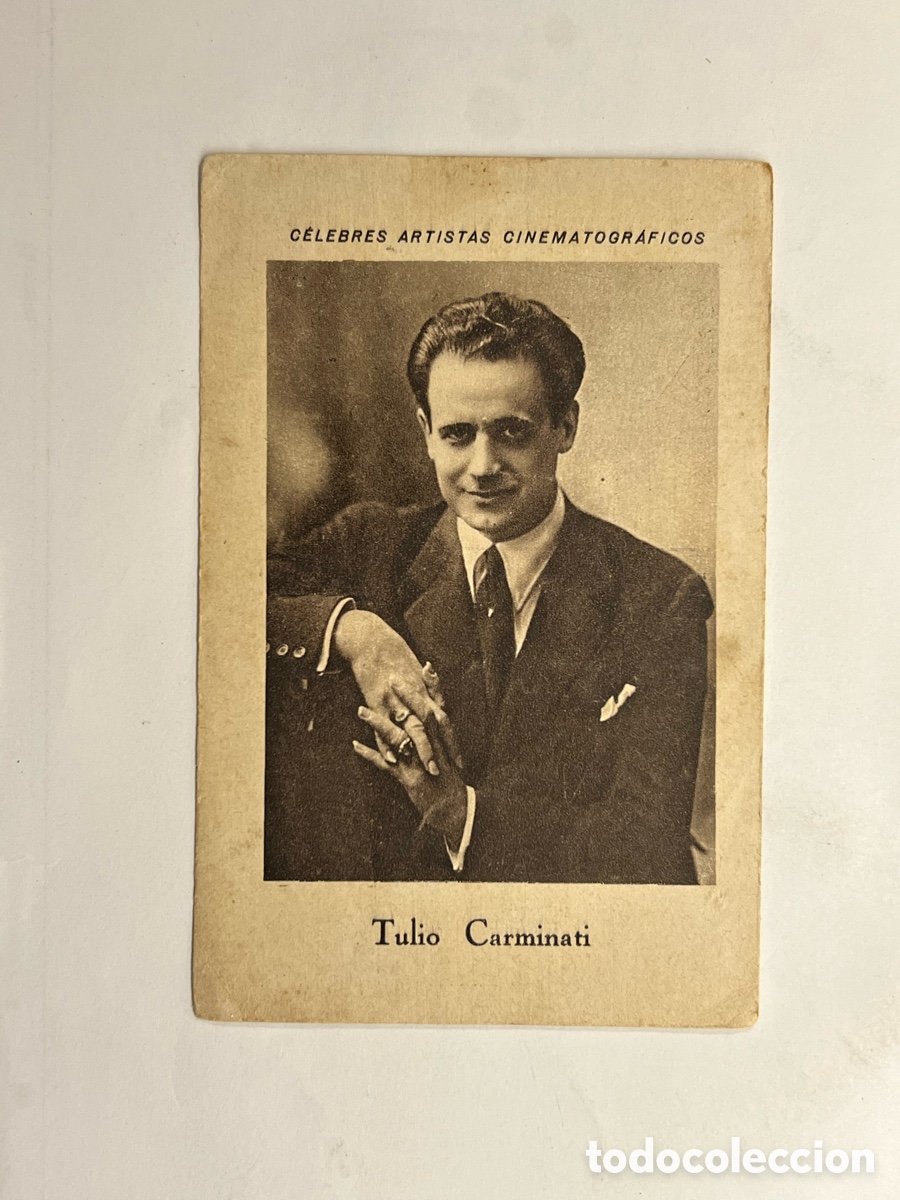 Collezionismo Figurine antiche: TULIO CARMINATI.. CELEBRES ARTISTAS CINEMATOGR&Aacute;FICOS. Serie C, No.9, JUNCOSA