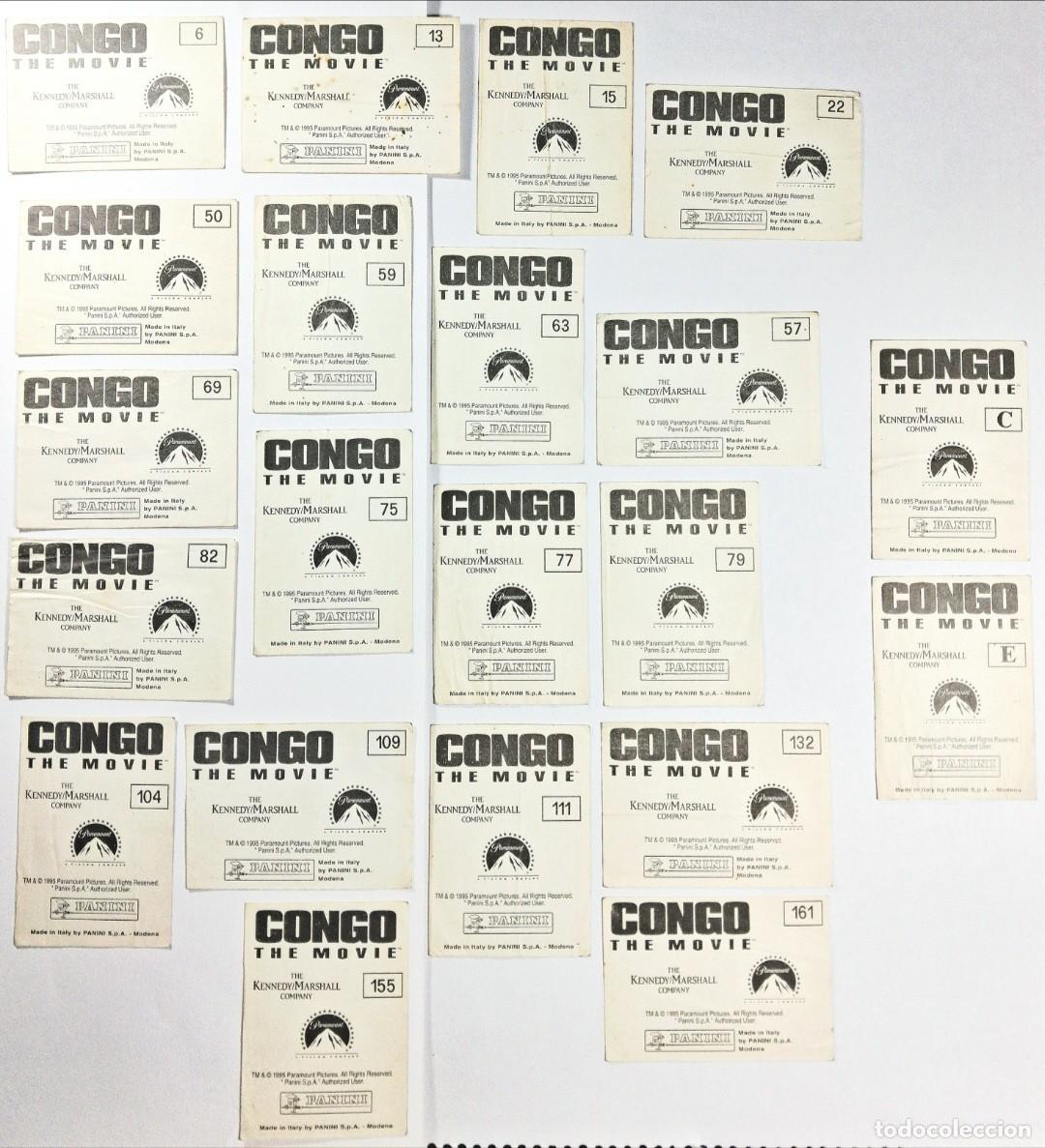 Coleccionismo cromos antiguos: PANINI CONGO The Movie - Foto 2