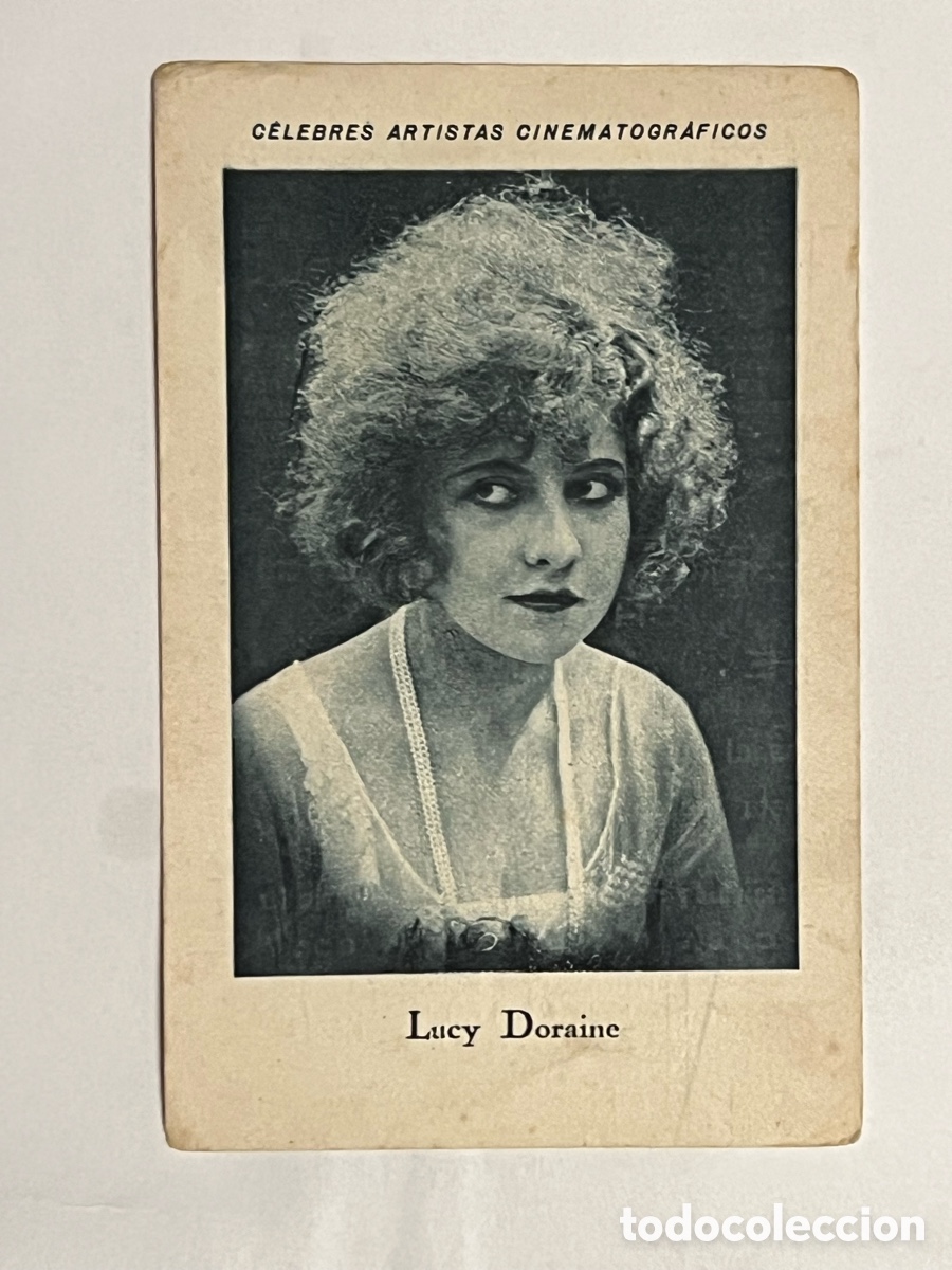 Collectable Antique Stickers: LUCY DORAINE.. CELEBRES ARTISTAS CINEMATOGR&Aacute;FICOS. Serie B, No.14, JUNCOSA