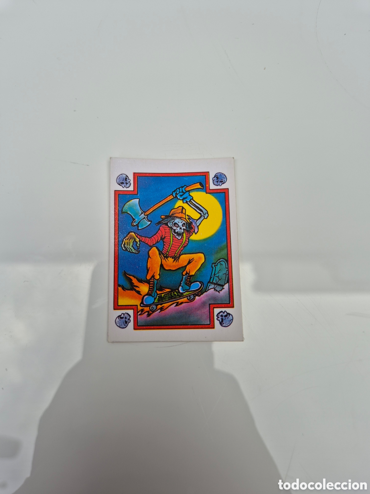 Coleccionismo cromos antiguos: Bollycao skateboards terrorificos