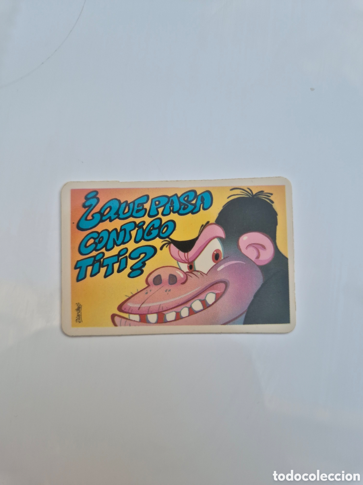 Coleccionismo cromos antiguos: Bollycao pegui-tarjeta