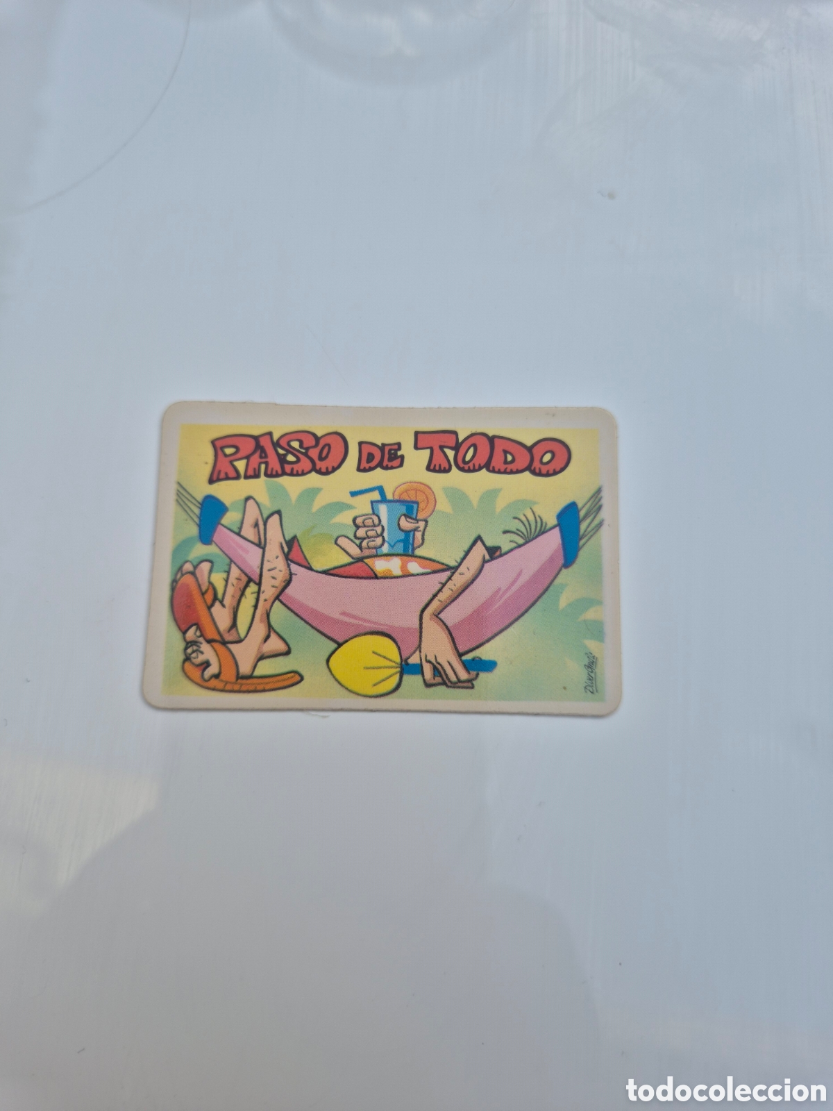 Coleccionismo cromos antiguos: Bollycao pegui-tarjeta