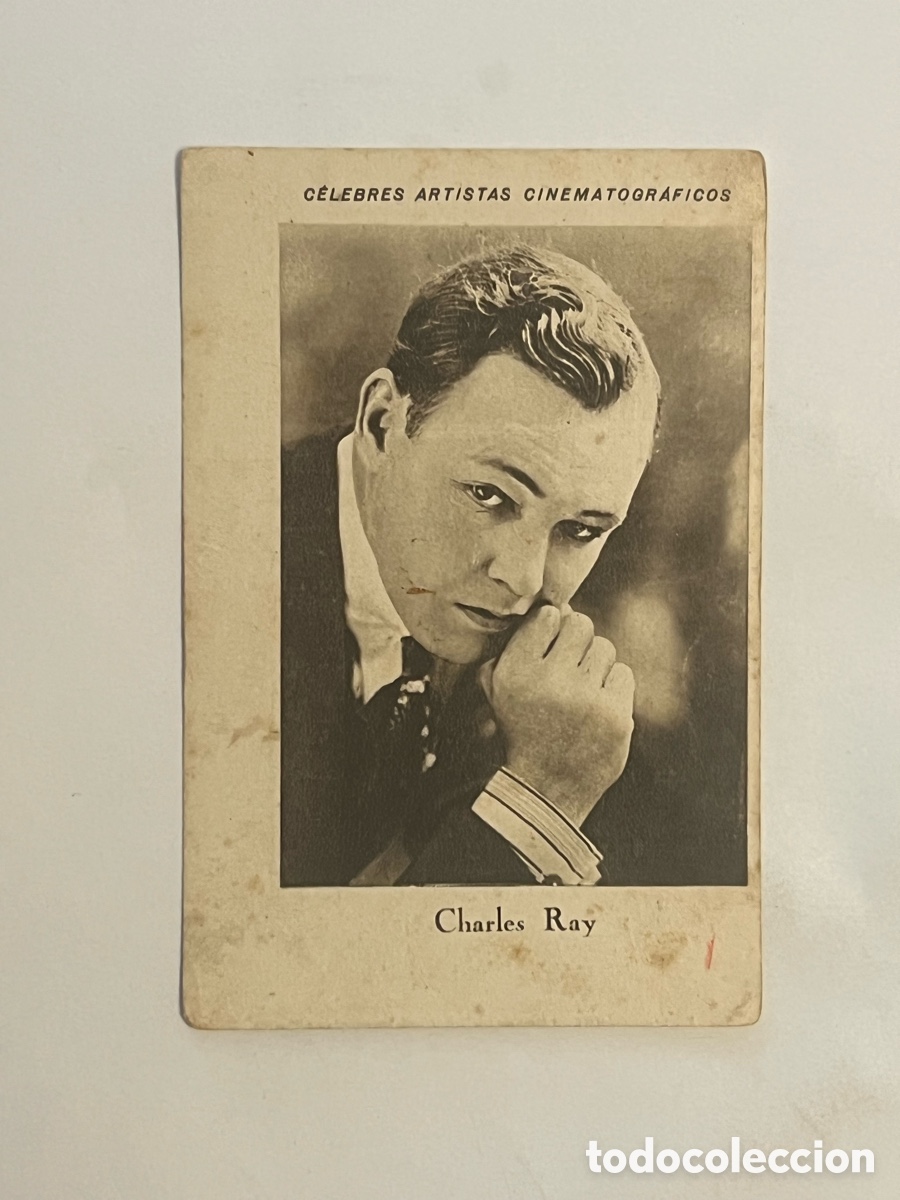 Coleccionismo cromos antiguos: CHARLES RAY.. CELEBRES ARTISTAS CINEMATOGR&Aacute;FICOS. Serie A, No.4, JUNCOSA