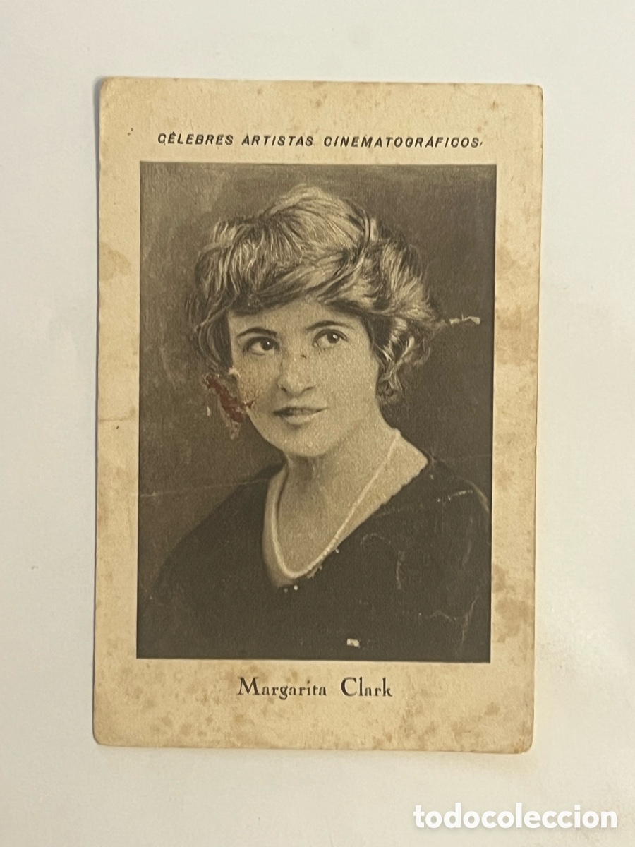 Collezionismo Figurine antiche: MARGARITA CLARK&hellip; CELEBRES ARTISTAS CINEMATOGR&Aacute;FICOS. Serie A, No.8, JUNCOSA