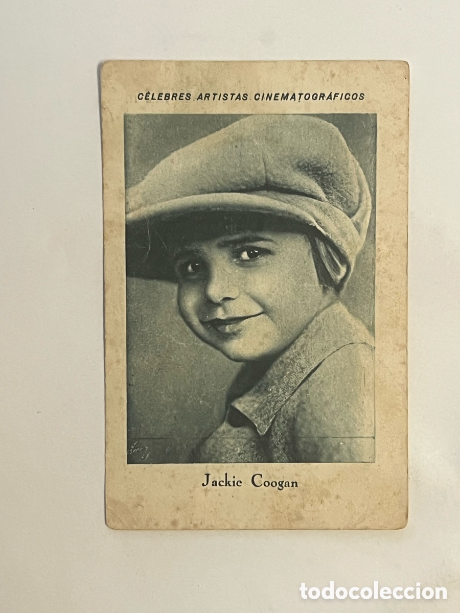 Collectable Antique Stickers: JACKIE COOGAN&hellip; CELEBRES ARTISTAS CINEMATOGR&Aacute;FICOS. Serie A, No.11, JUNCOSA