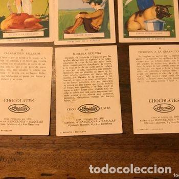 Coleccionismo cromos antiguos: 36 CROMOS - CHOCOLATES AMATLLER - Foto 4