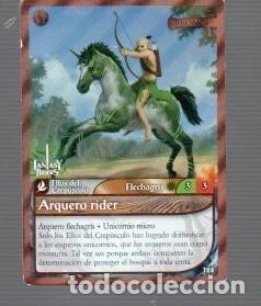 Coleccionismo cromos antiguos: CROMO DE FANTAS Y BIDERS ARQUERO RIDER (bronce) N&ordm; 124 DEL A&Ntilde;O 2018
