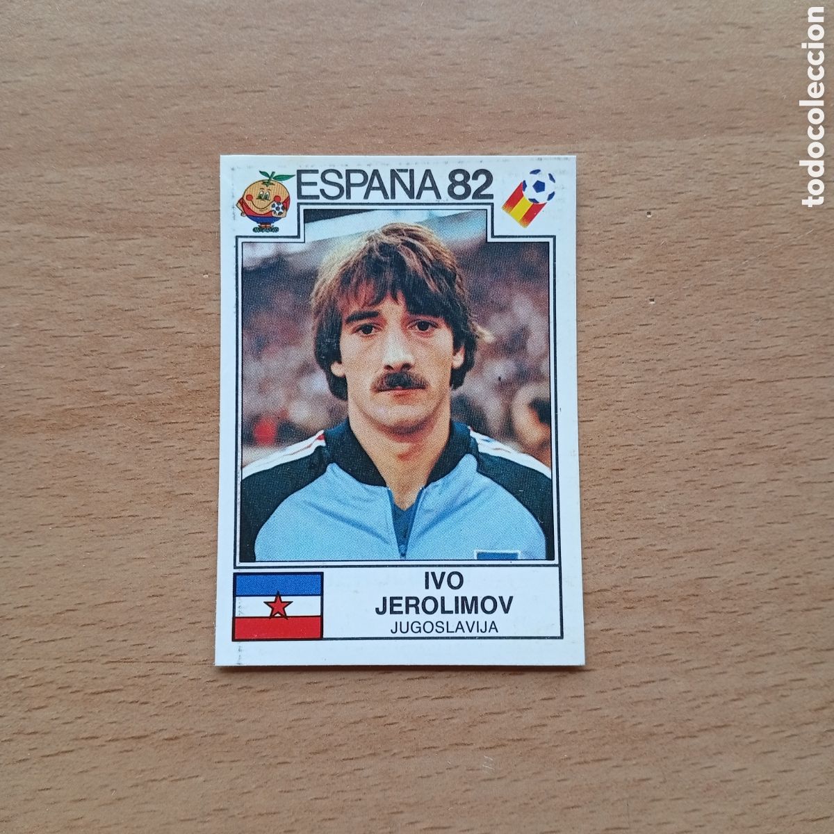 Colecionismo Cromos antigos: 1982 ESPA&Ntilde;A 82 - N&ordm; 321 IVO JEROLIMOV - YUGOSLAVIA - PANINI