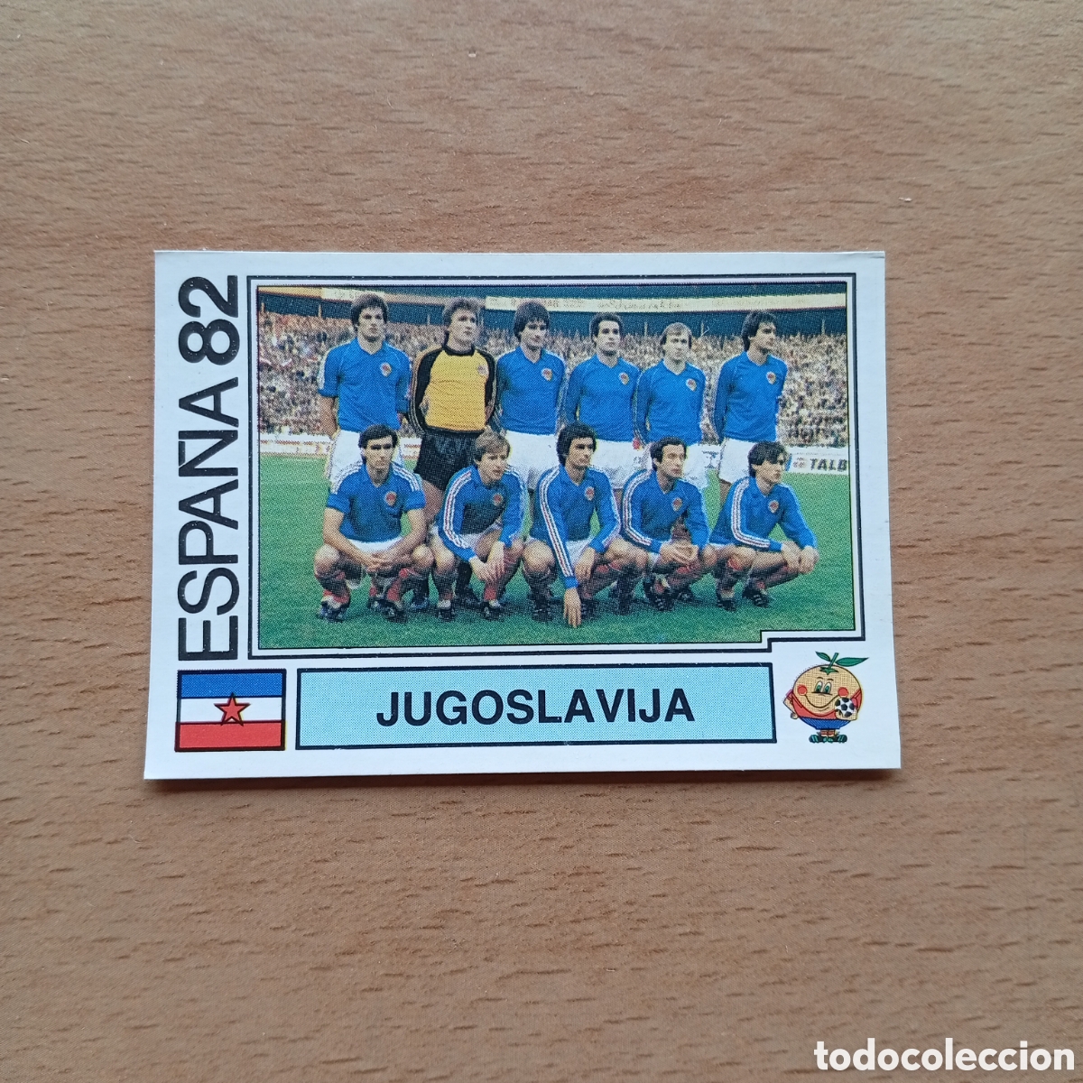 Sammeln alte Sammelbilder: 1982 ESPA&Ntilde;A 82 - N&ordm; 311 EQUIPO - YUGOSLAVIA - PANINI