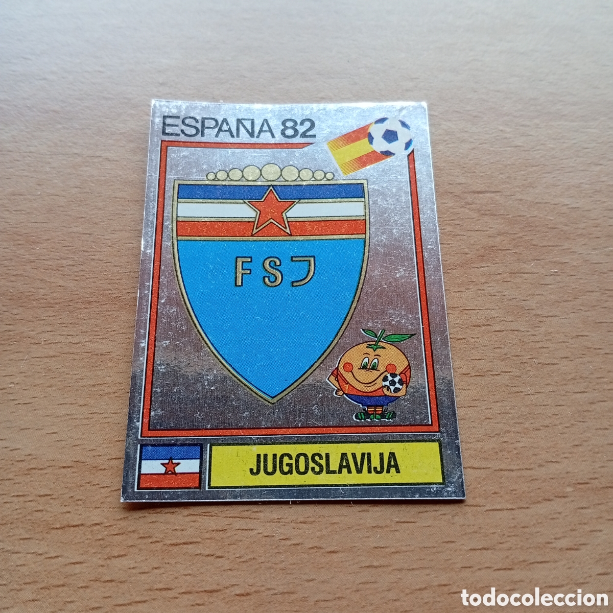 Sammeln alte Sammelbilder: 1982 ESPA&Ntilde;A 82 - N&ordm; 310 ESCUDO - YUGOSLAVIA - PANINI