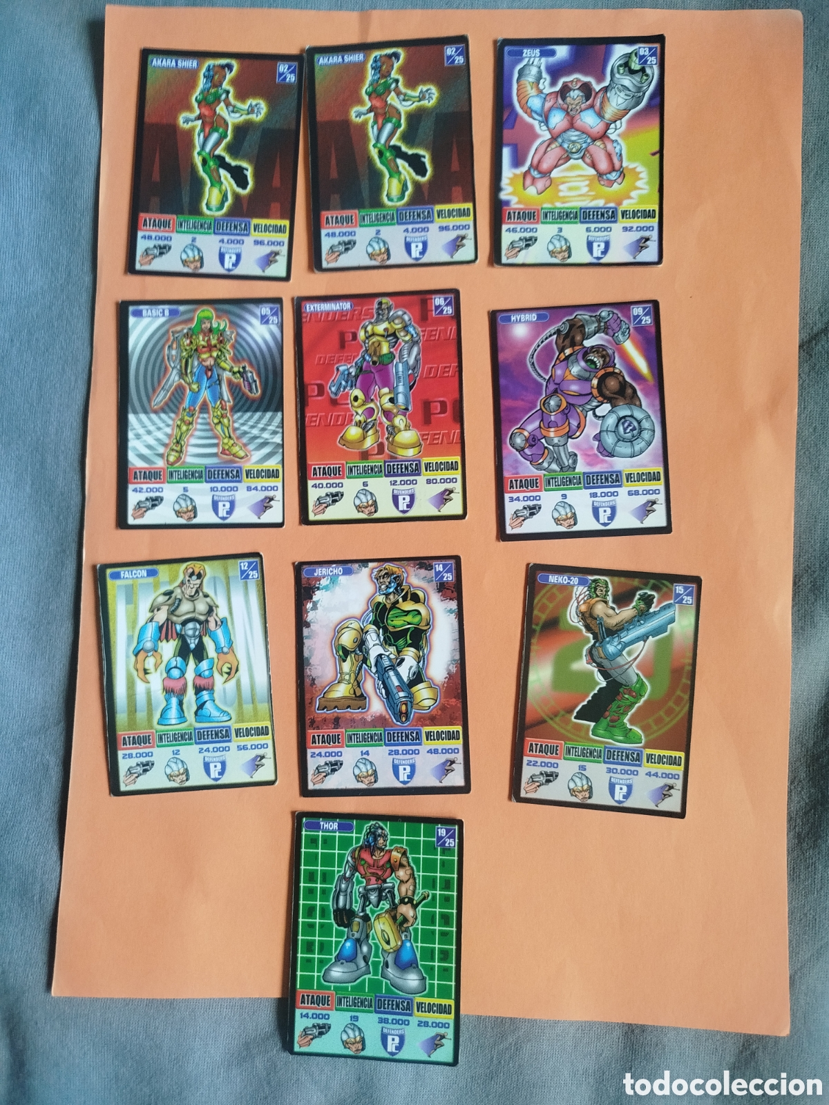 Coleccionismo cromos antiguos: 10 bollykaos serie azul