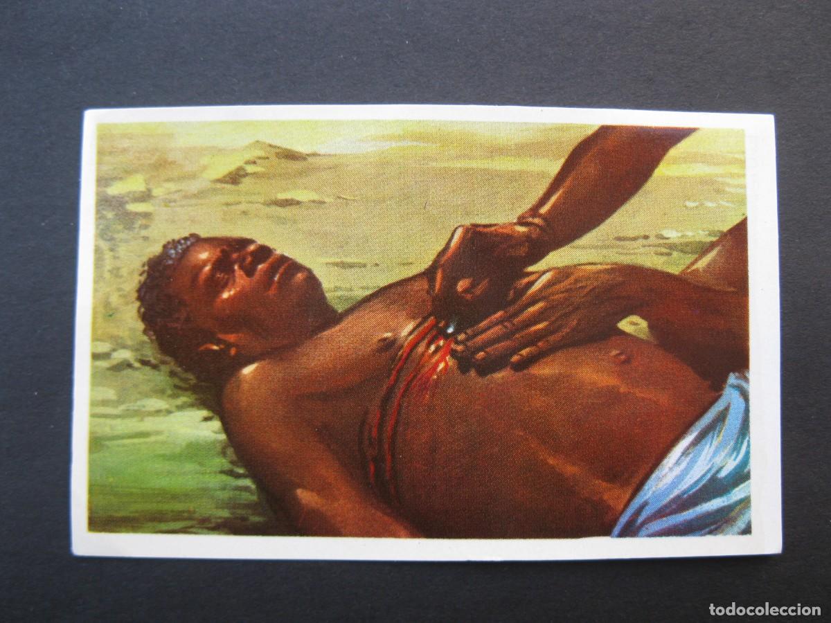 Coleccionismo cromos antiguos: ESCALA EN OCEAN&Iacute;A - CROMO N&ordm; 95 - CHOCOLATES TORRAS - NUNCA PEGADO.
