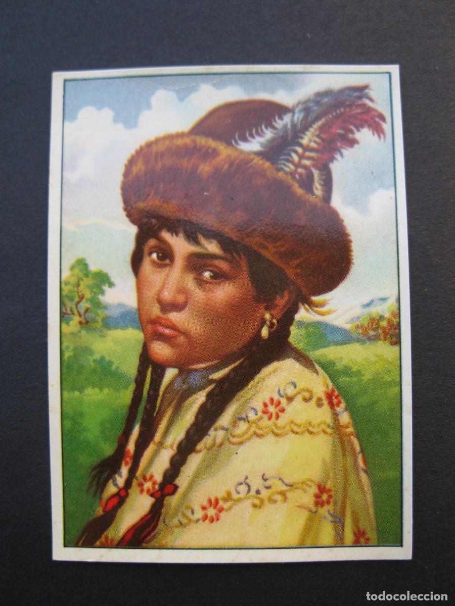 Coleccionismo cromos antiguos: RAZAS HUMANAS - CROMO N&ordm; 52 - TIPO KIRGUISO - EDITORIAL BRUGUERA - NUNCA PEGADO.