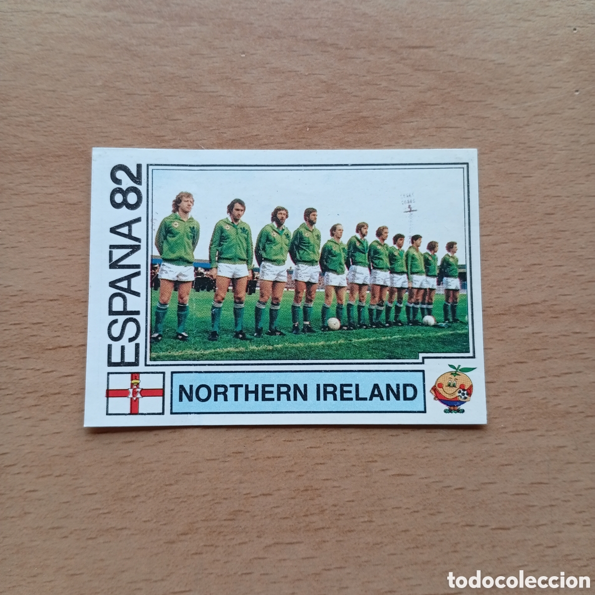 Colecionismo Cromos antigos: 1982 ESPA&Ntilde;A 82 - N&ordm; 329 EQUIPO - IRLANDA DEL NORTE - PANINI