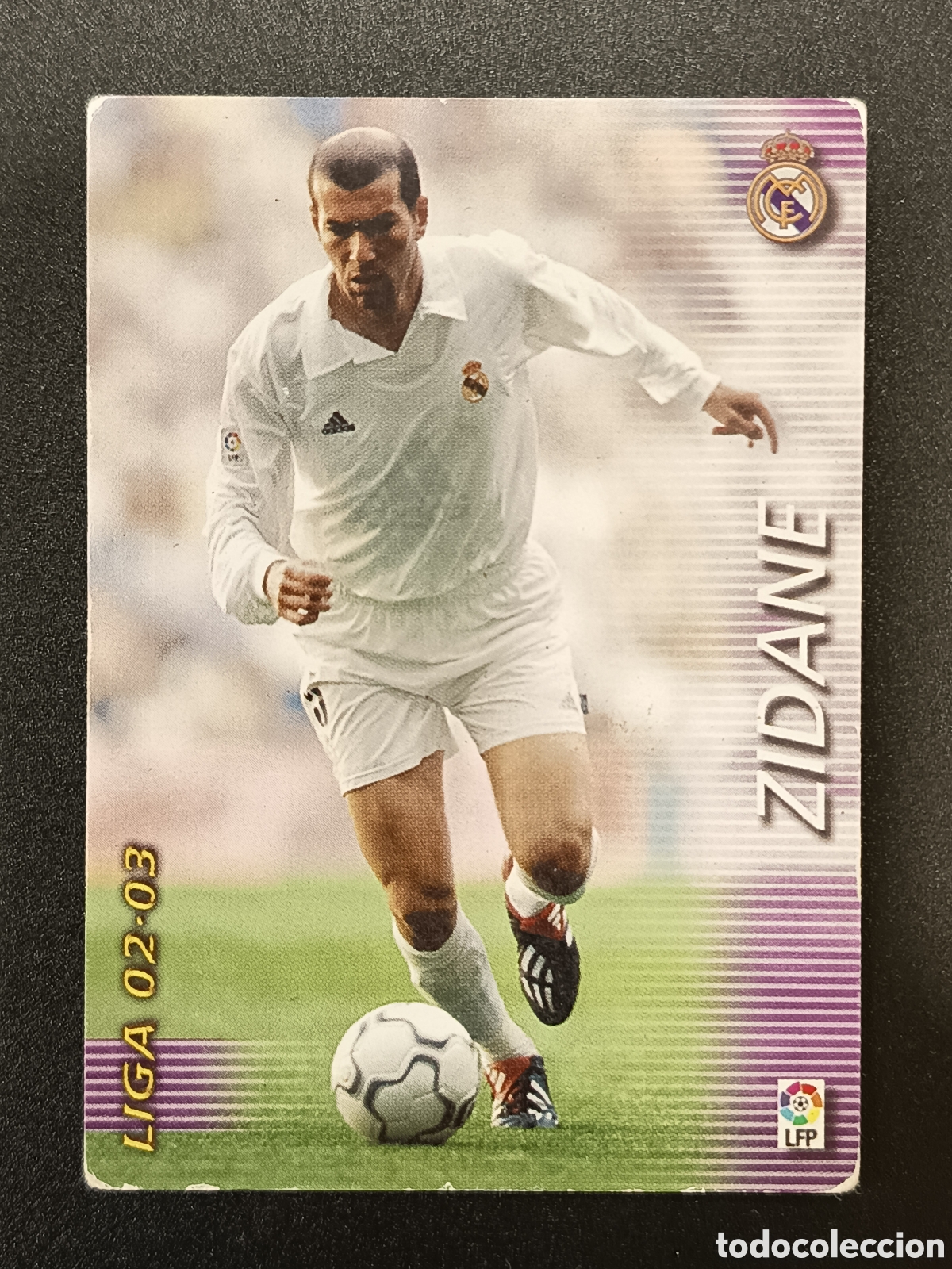 Colecionismo Cromos antigos: CROMO CARD MEGAFICHAS MEGACRACKS PANINI 2002-03 02-03 ZIDANE 158 REAL MADRID