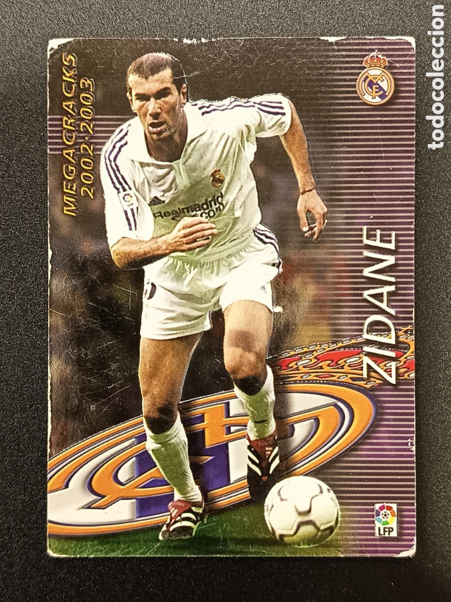 Colecionismo Cromos antigos: CROMO CARD MEGAFICHAS MEGACRACKS PANINI 2002-03 02-03 ZIDANE 376 REAL MADRID