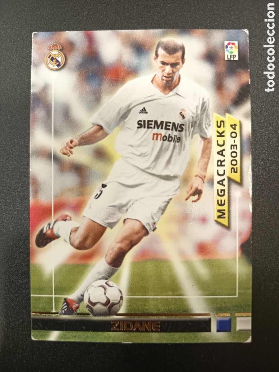 Collezionismo Figurine antiche: CROMO CARD MEGAFICHAS MEGACRACKS PANINI 2003-04 03-04 ZIDANE 375 REAL MADRID