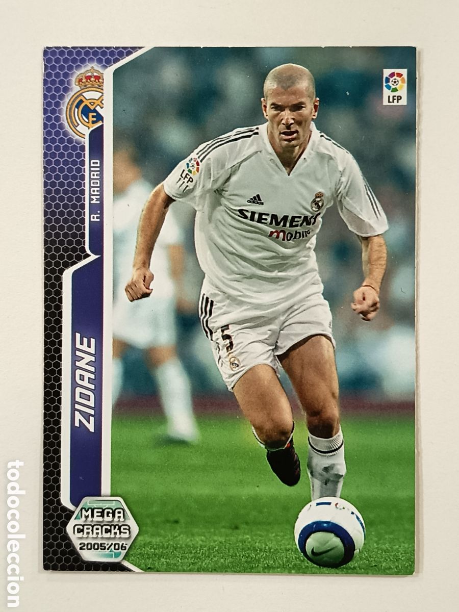Collezionismo Figurine antiche: CROMO CARD MEGACRACKS PANINI 2004-05 05-06 ZIDANE 195 REAL MADRID