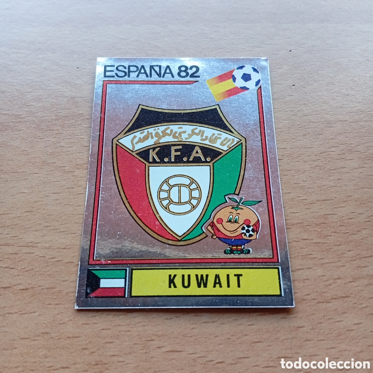 Collezionismo Figurine antiche: 1982 ESPA&Ntilde;A 82 - N&ordm; 228 ESCUDO - KUWAIT - PANINI