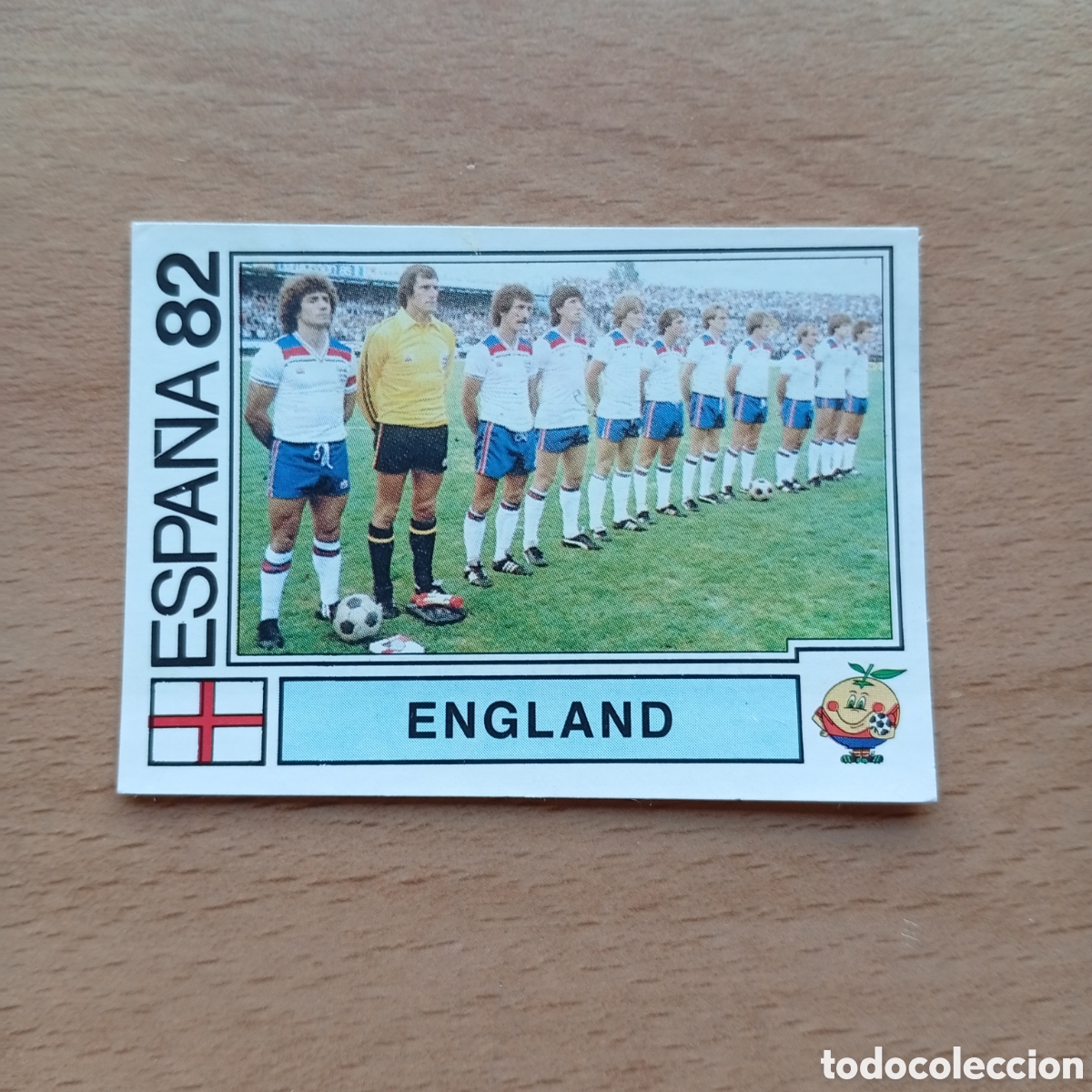 Coleccionismo cromos antiguos: 1982 ESPA&Ntilde;A 82 - N&ordm; 239 EQUIPO - INGLATERRA - PANINI