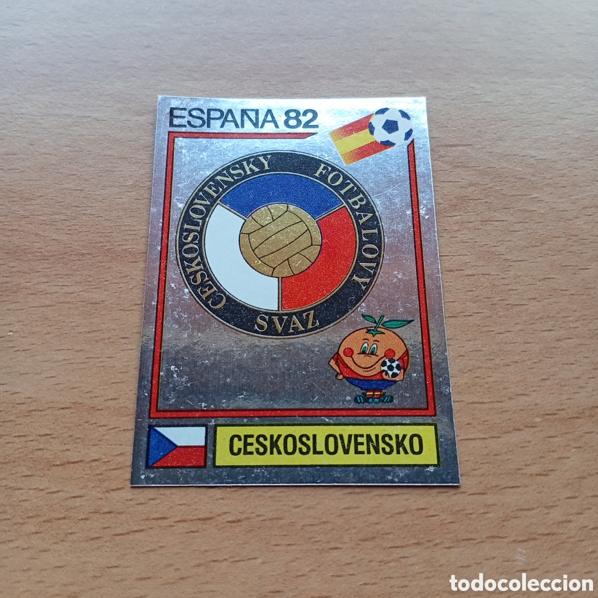 Colecionismo Cromos antigos: 1982 ESPA&Ntilde;A 82 - N&ordm; 256 ESCUDO - CHECOSLOVAQUIA - PANINI