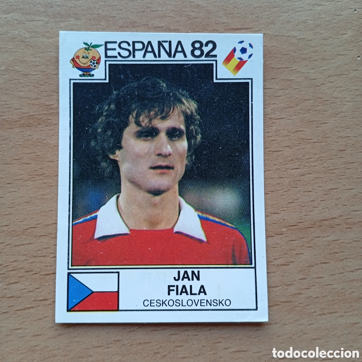 Collectable Antique Stickers: 1982 ESPA&Ntilde;A 82 - N&ordm; 260 JAN FIALA - CHECOSLOVAQUIA - PANINI