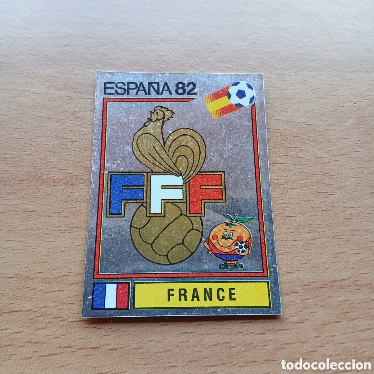 Collectionnisme Cartes &agrave; collectionner anciennes: 1982 ESPA&Ntilde;A 82 - N&ordm; 274 ESCUDO - FRANCIA - PANINI