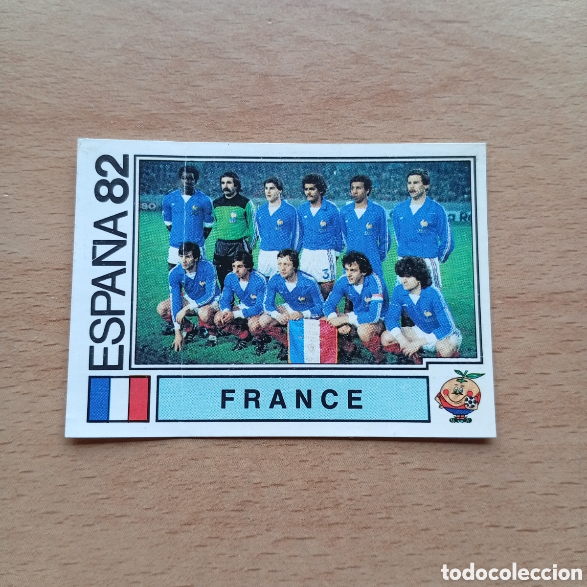 Collectionnisme Cartes &agrave; collectionner anciennes: 1982 ESPA&Ntilde;A 82 - N&ordm; 275 EQUIPO - FRANCIA - PANINI