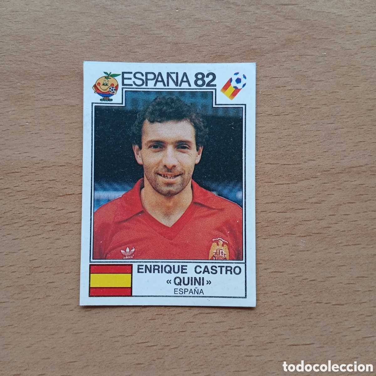 Coleccionismo cromos antiguos: 1982 ESPA&Ntilde;A 82 - N&ordm; 307 QUINI - ESPA&Ntilde;A - PANINI