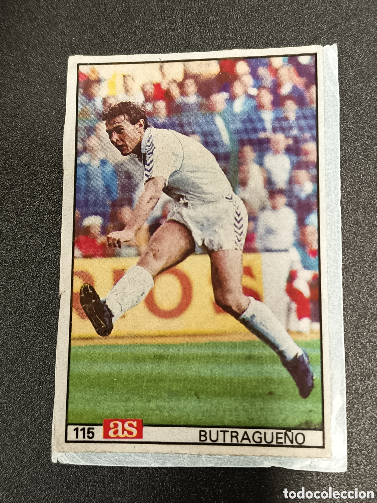 Collectable Antique Stickers: ADHESIVO STICKER DIARIO AS LIGA 1986-87 86-87 BUTRAGUE&Ntilde;O REAL MADRID 115 SIN PEGAR