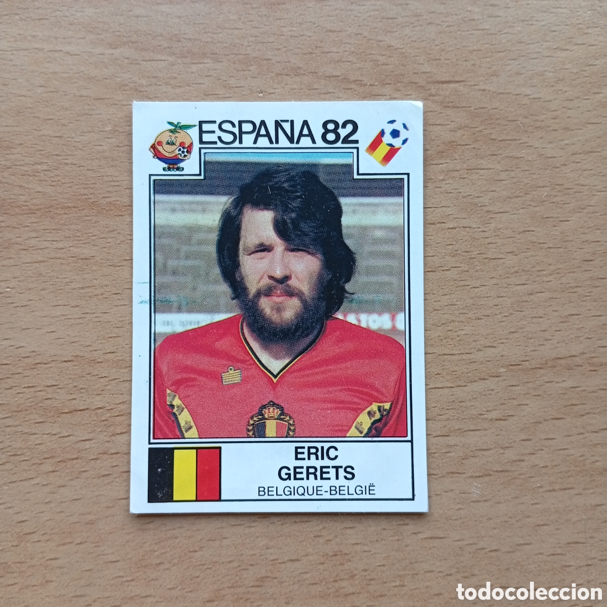 Collectionnisme Cartes &agrave; collectionner anciennes: 1982 ESPA&Ntilde;A 82 - N&ordm; 203 ERIC GERETS - BELGICA - PANINI