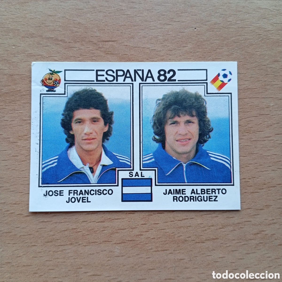 Sammeln alte Sammelbilder: 1982 ESPA&Ntilde;A 82 - N&ordm; 221 JOVEL & RODRIGUEZ - EL SALVADOR - PANINI