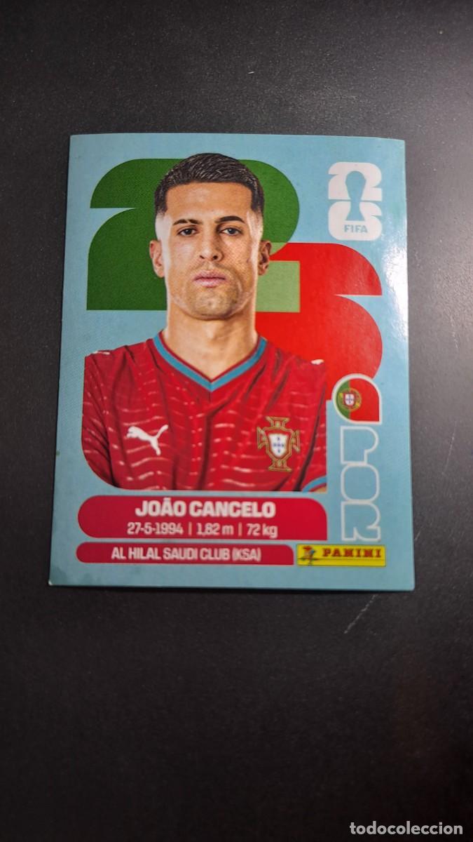 Coleccionismo cromos antiguos: CROMO JOAO CANCELO 5 POR 5 PORTUGAL FIFA WORLD CUP 2026 MUNDIAL PANINI NUNCA PEGADO