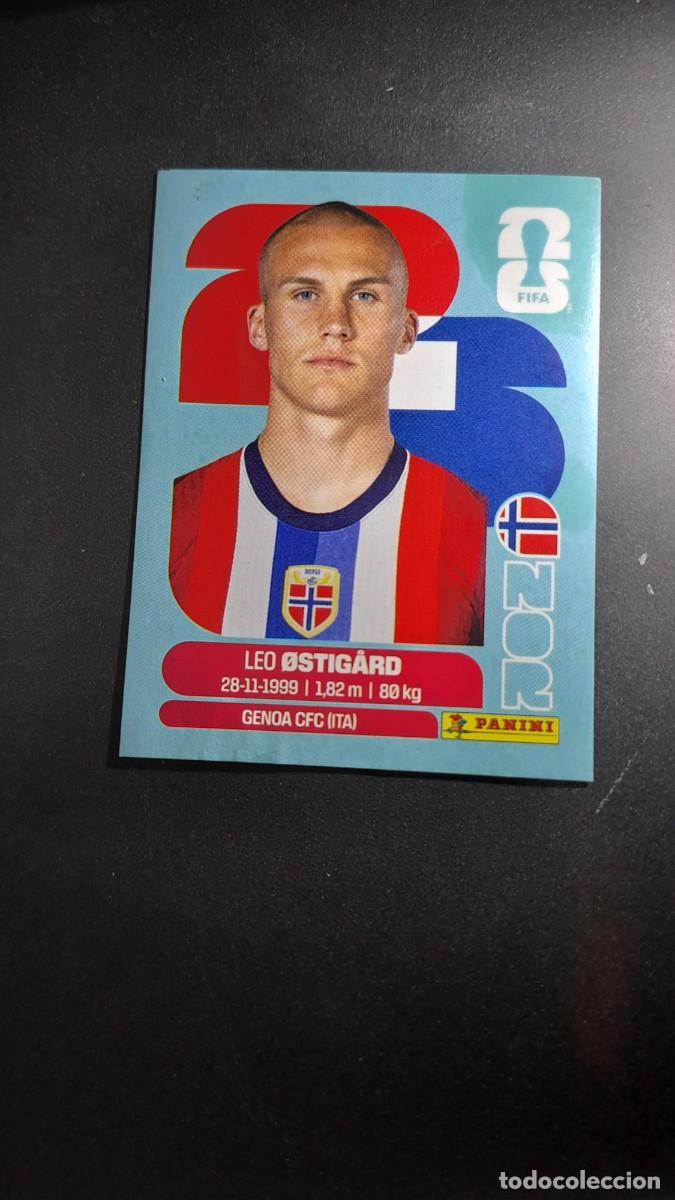 Coleccionismo cromos antiguos: CROMO OSTIGARD 4 NOR 4 NORUEGA FIFA WORLD CUP 2026 MUNDIAL PANINI NUNCA PEGADO