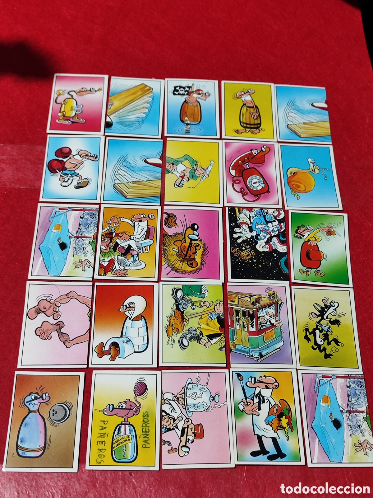 Coleccionismo cromos antiguos: Lote 25 cromos LOS DISFRACES DE MORTADELO DE PANINI