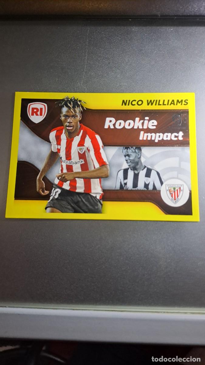 Coleccionismo cromos antiguos: CROMO NICO WILLIAMS 4 ROOKIE IMPACT 4 ATHLETIC CLUB DE BILBAO LIGA 2021 2022 21 22 ESTE PANINI NUNCA