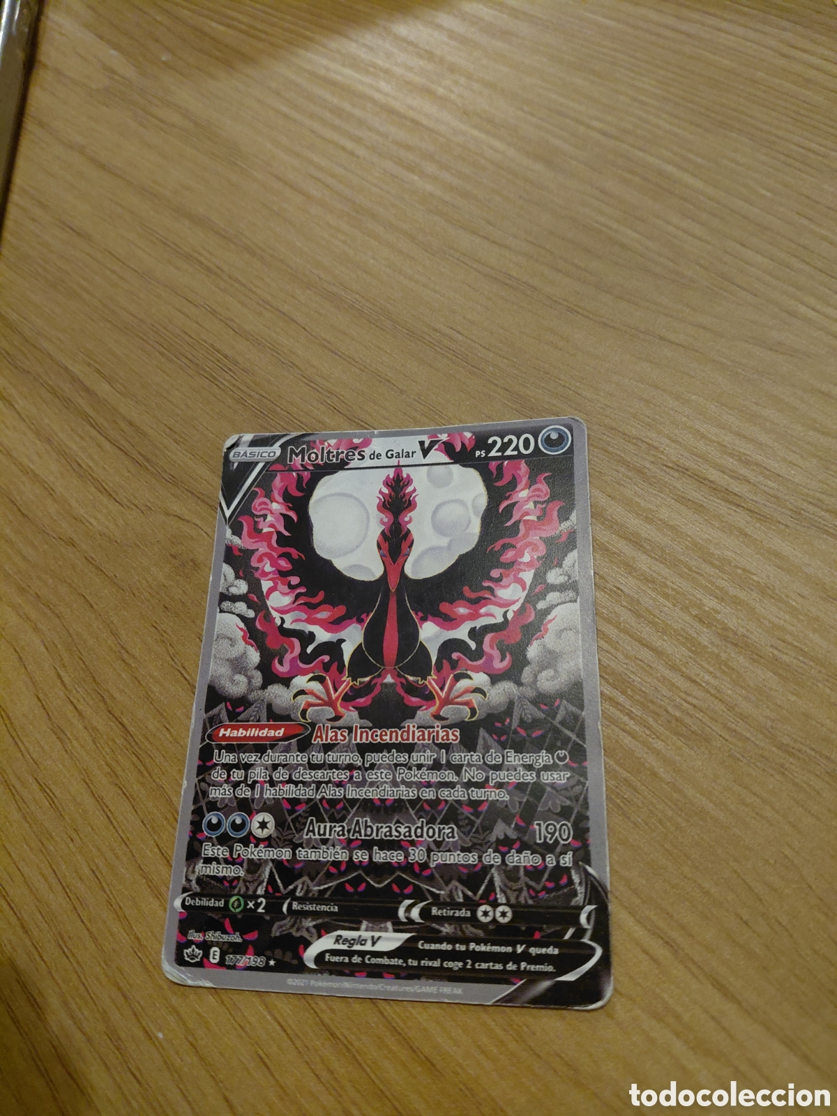 Coleccionismo cromos antiguos: Carta pokemon tipo oscuridad - Foto 1