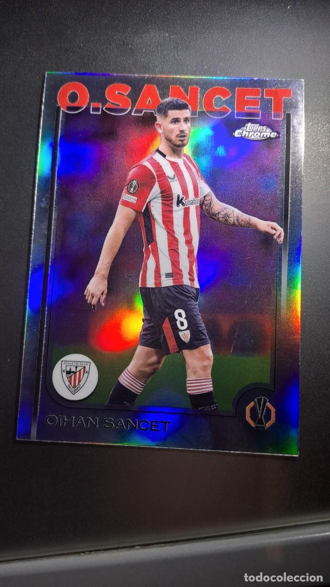 Coleccionismo cromos antiguos: CROMO OIHAN SANCET 72 REFRACTOR ATHLETIC CLUB BILBAO COMPETITIONS 2024 2025 24 25 TOPPS CHROME UEFA