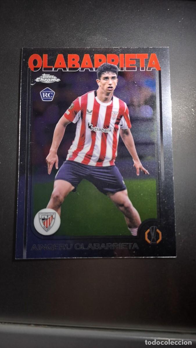 Coleccionismo cromos antiguos: CROMO OLABARRIETA 146 REFRACTOR ATHLETIC CLUB BILBAO COMPETITIONS 2024 2025 24 25 TOPPS CHROME UEFA