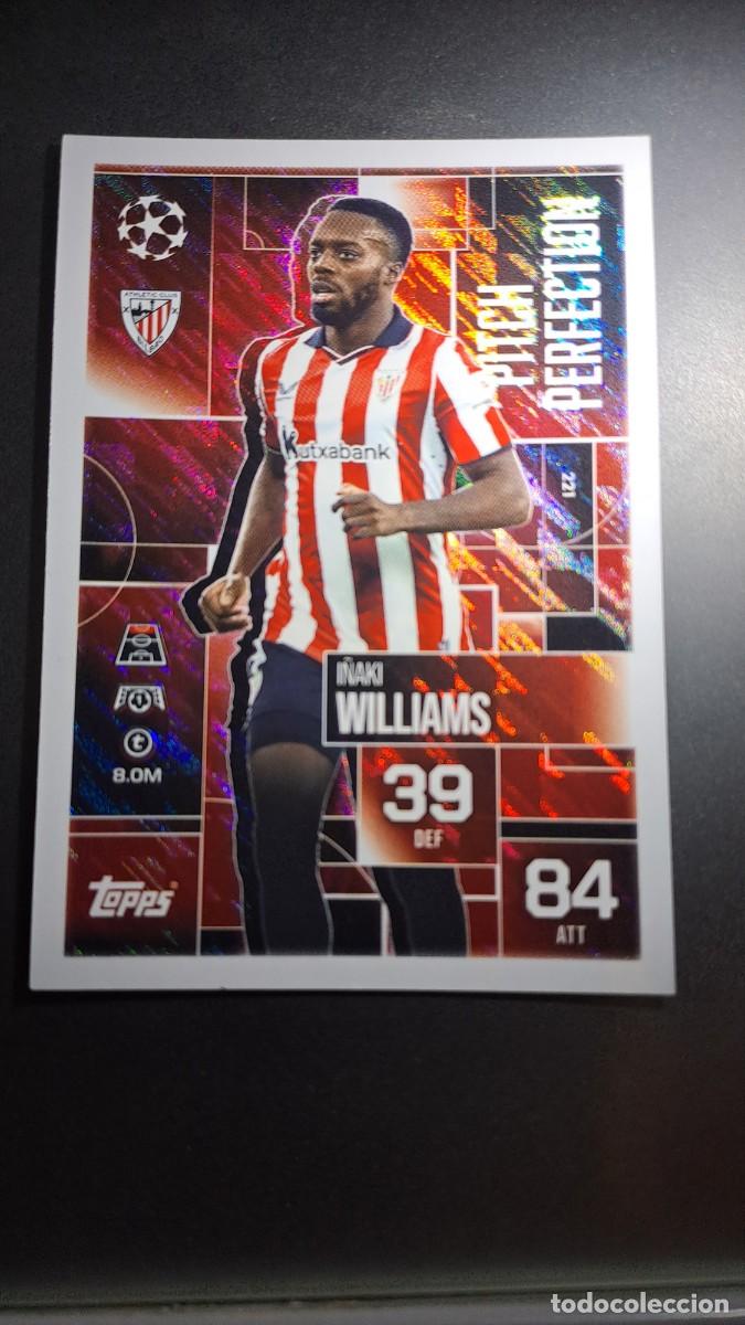 Coleccionismo cromos antiguos: CROMO WILLIAMS 221 ATHLETIC CLUB BILBAO PITCH PERFECTION 2024 2025 24 25 MATCH ATTAX TOPPS