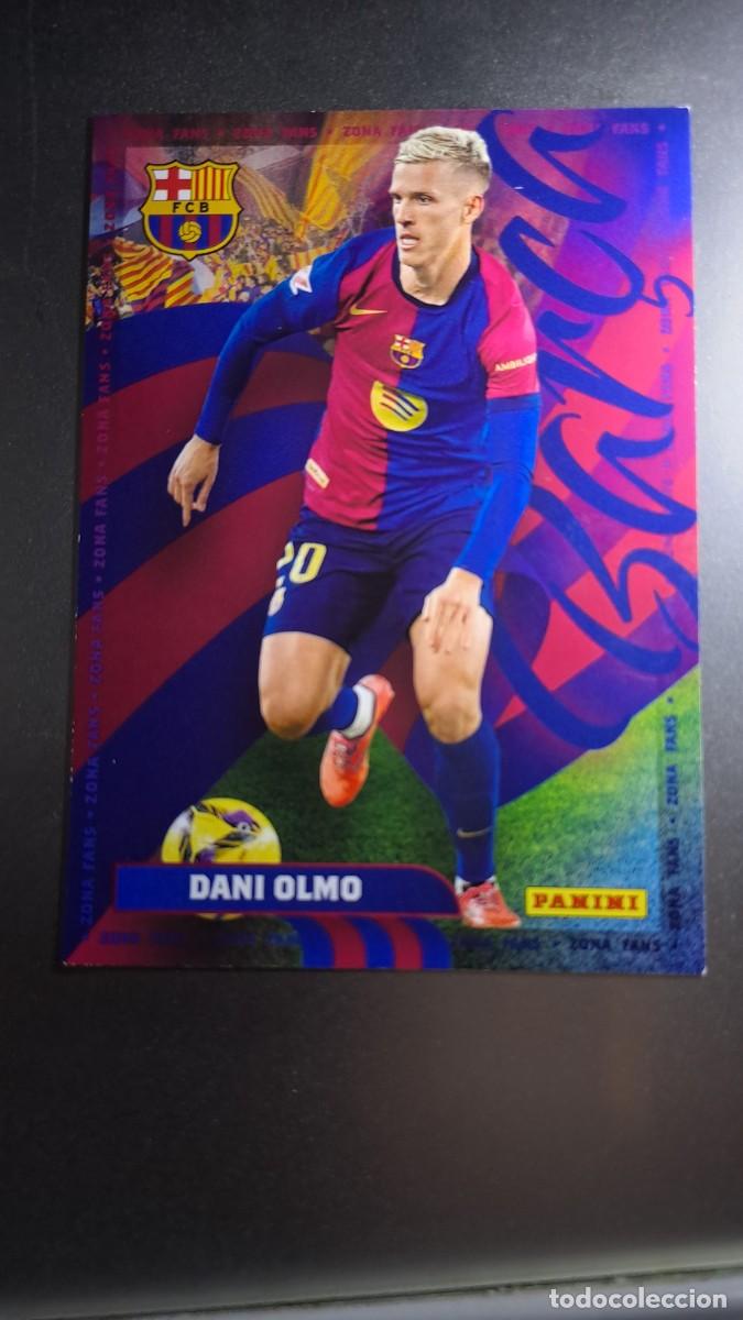 Coleccionismo cromos antiguos: CROMO DANI OLMO 42 BARCELONA ZONA FANS 2024 2025 24 25 PANINI CLUB