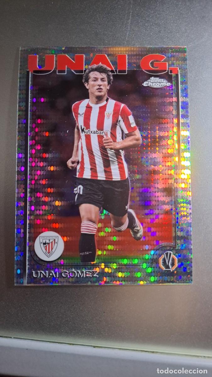 Coleccionismo cromos antiguos: CROMO UNAI GOMEZ 145 ATHLETIC CLUB DE BILBAO PULSAR COMPETITIONS 2024 2025 24 25 TOPPS CHROME UEFA8