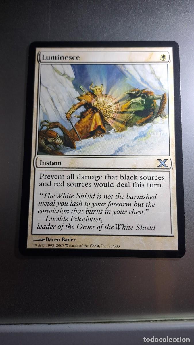 Coleccionismo cromos antiguos: CROMO LUMINESCE INSTANT DECKMASTER MAGIC THE GATHERING