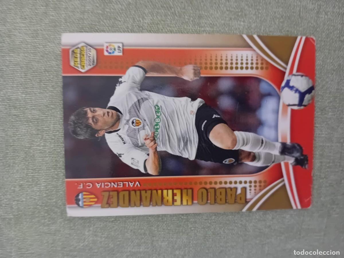 Coleccionismo cromos antiguos: Pablo H&eacute;rnandez 284 Valencia Megacracks 09/10