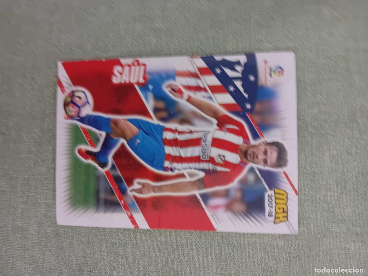 Coleccionismo cromos antiguos: Sa&uacute;l 66 Atl&eacute;tico de Madrid Megacracks 17-18