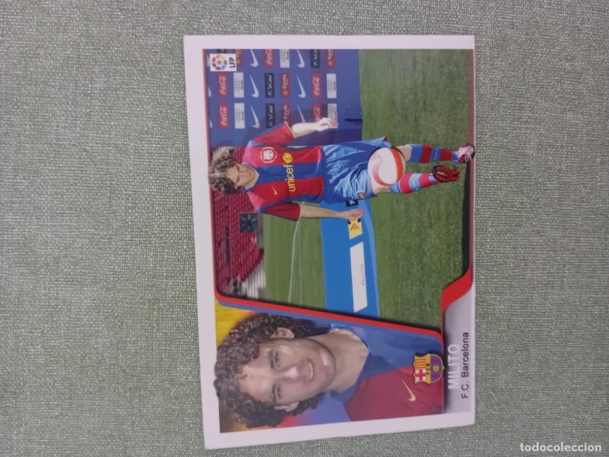 Sammeln alte Sammelbilder: CROMO FUTBOL LIGA MUNDICROMO 07 08 EDICIONES ESTADIO 2007 2008 FC Barcelona 363 Gabi Milito UH